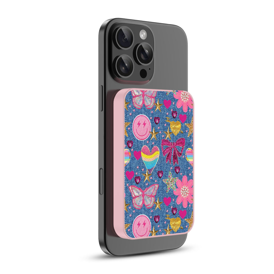 MyBat Design Lab 5000mAh Magnetic Wireless Power Bank - Pink – Denim Daze - MPBBAT133-PK-528-1.JPG