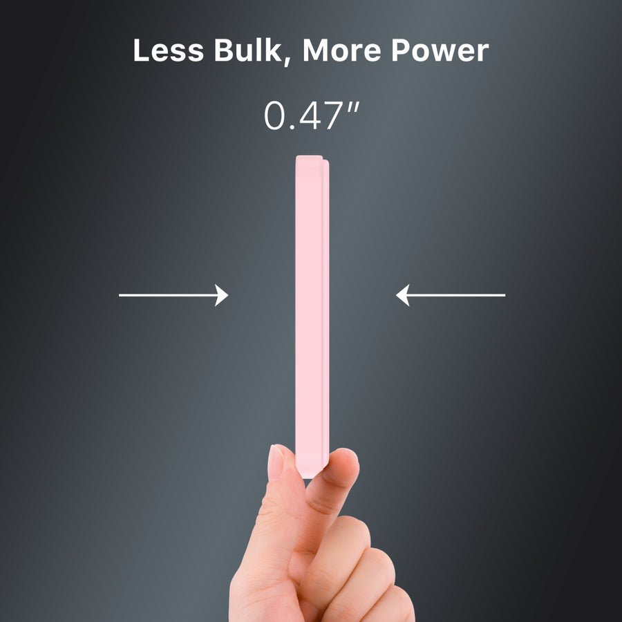 MyBat Design Lab 5000mAh Magnetic Wireless Power Bank - Pink – Denim Daze - MPBBAT133-PK-528-5.JPG