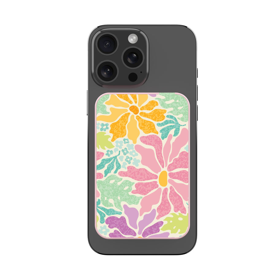 MyBat Design Lab 5000mAh Magnetic Wireless Power Bank - Pink – Tropical Paradise - MPBBAT133-PK-530-2.JPG