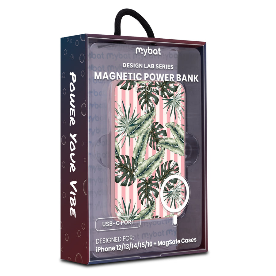 MyBat Design Lab 5000mAh Magnetic Wireless Power Bank - Pink – Palm Springs - MPBBAT133-PK-532-20.JPG