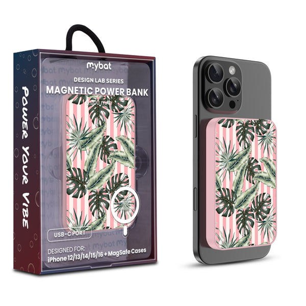 MyBat Design Lab 5000mAh Magnetic Wireless Power Bank - Pink – Palm Springs - MPBBAT133-PK-532.JPG