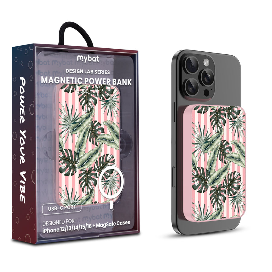 MyBat Design Lab 5000mAh Magnetic Wireless Power Bank - Pink – Palm Springs - MPBBAT133-PK-532.JPG