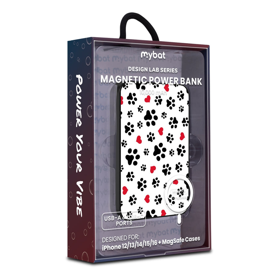 MyBat Design Lab 10000mAh Magnetic Wireless Power Bank - Black - Paw Prints and Hearts - MPBBAT141-BK-001-9.jpg