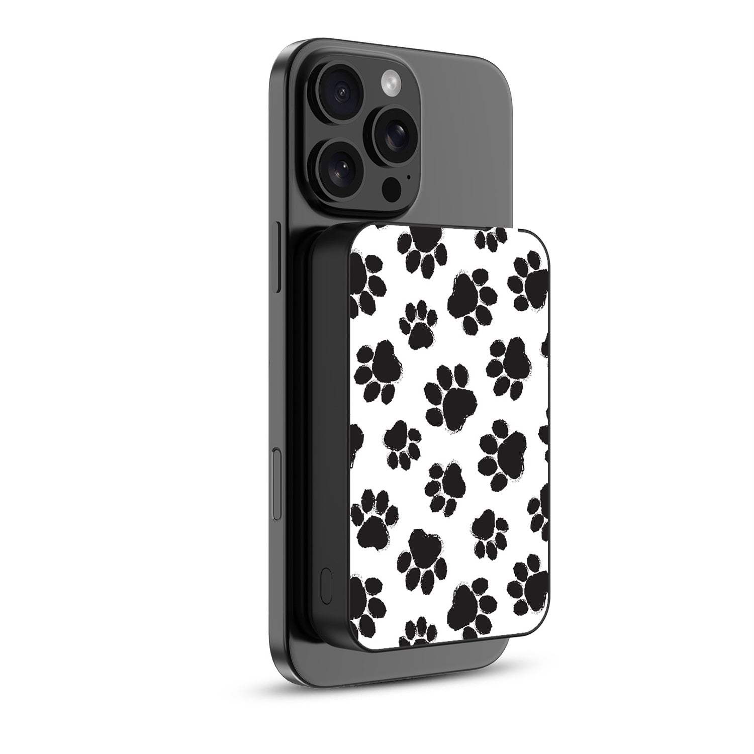 MyBat Design Lab 10000mAh Magnetic Wireless Power Bank - Black - Black Paw Prints - MPBBAT141-BK-002-2.jpg