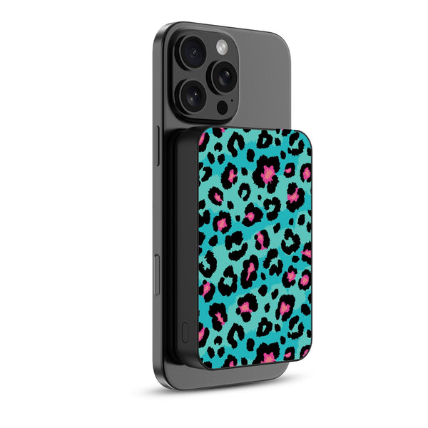 MyBat Design Lab 10000mAh Magnetic Wireless Power Bank - Black - Multicolor Leopard - MPBBAT141-BK-004-2.jpg