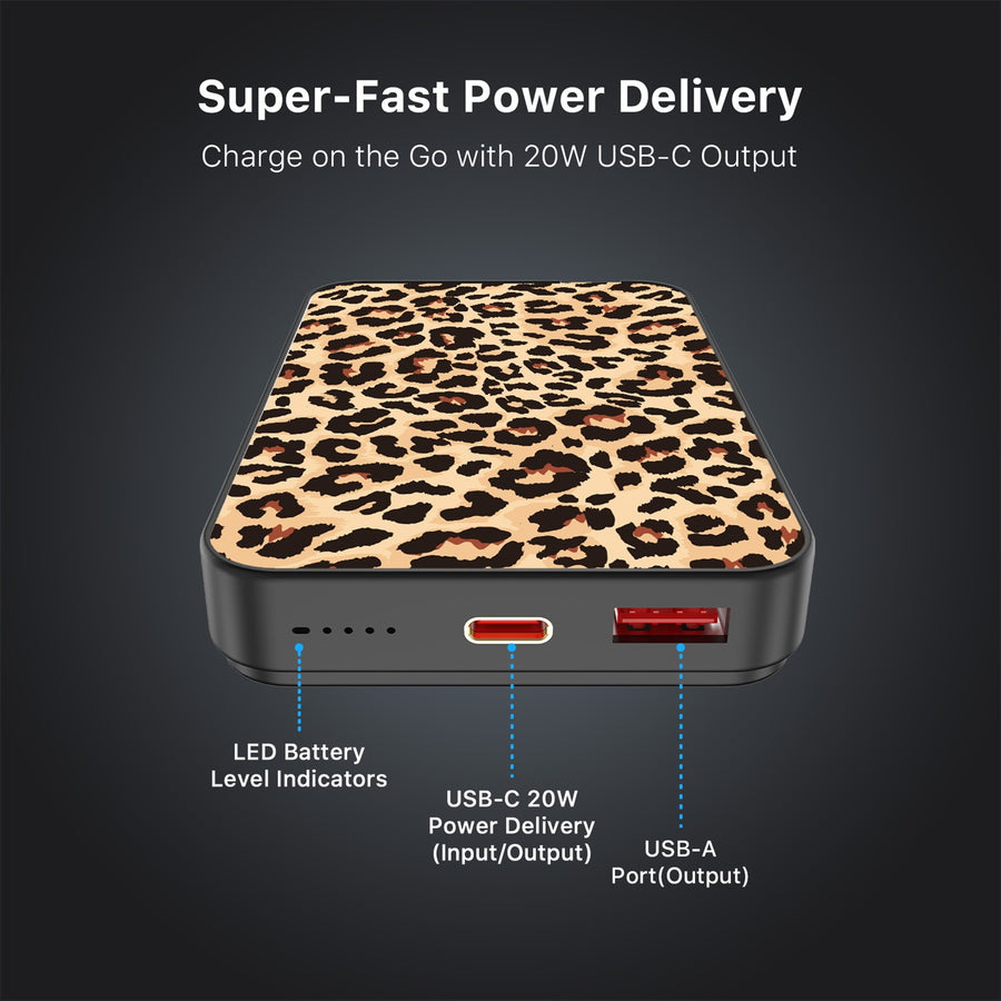MyBat Design Lab 10000mAh Magnetic Wireless Power Bank - Black - Leopard Print - MPBBAT141-BK-005-7.jpg