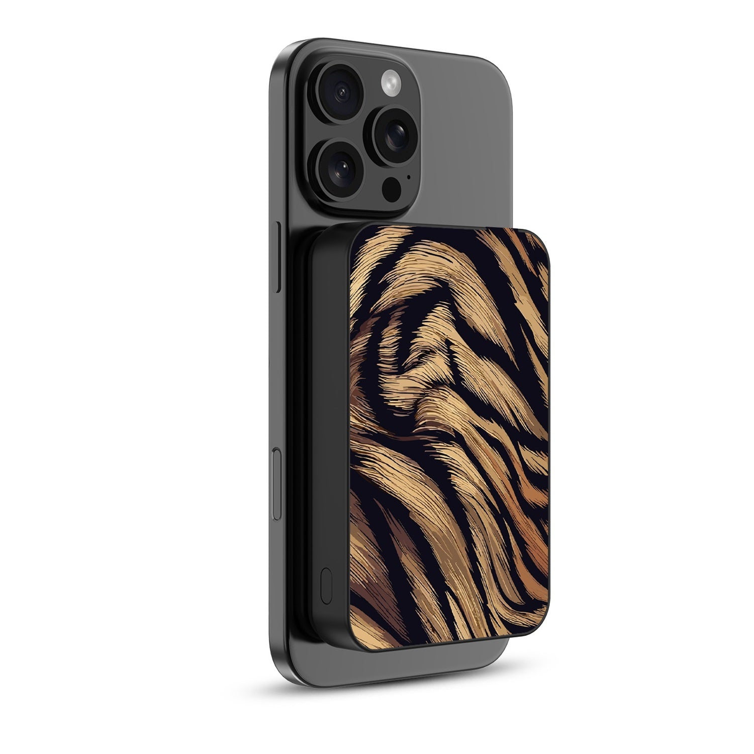 MyBat Design Lab 10000mAh Magnetic Wireless Power Bank - Black - Tiger Fur - MPBBAT141-BK-006-2.jpg