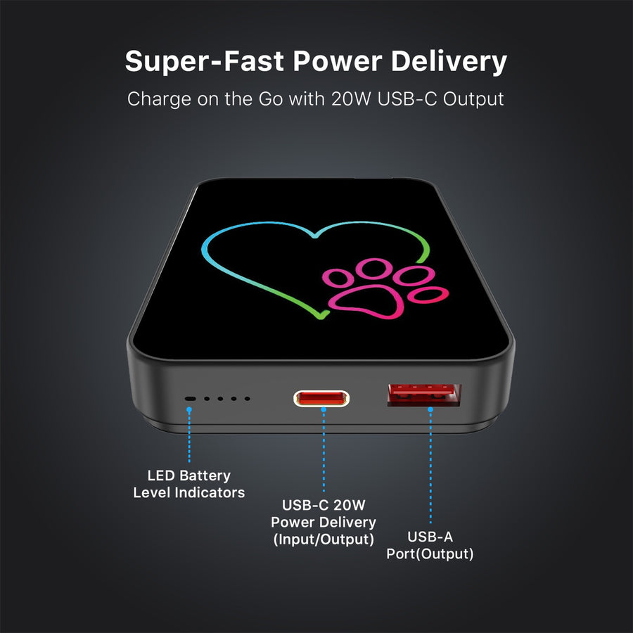 MyBat Design Lab 10000mAh Magnetic Wireless Power Bank - Black - Puppy Love - MPBBAT141-BK-023-7.jpg