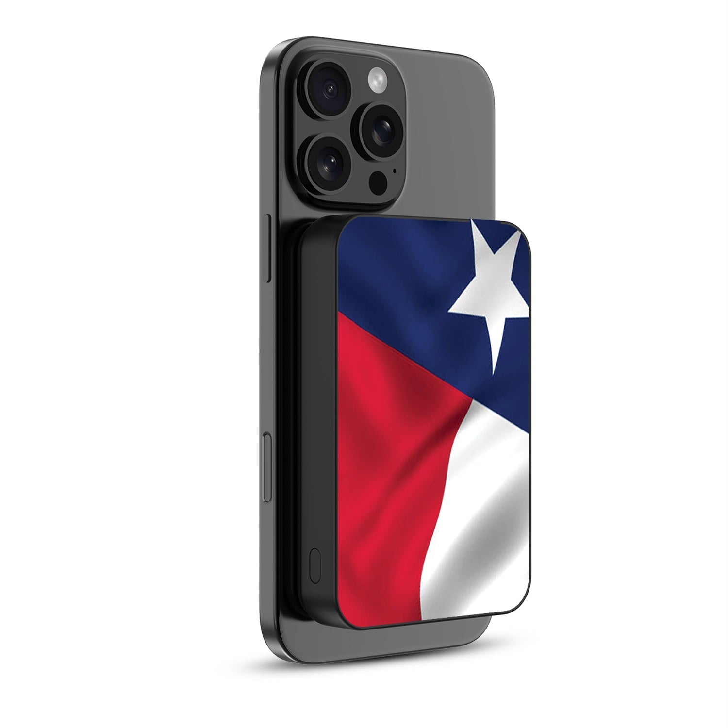 MyBat Design Lab 10000mAh Magnetic Wireless Power Bank - Black - Texas State Flag - MPBBAT141-BK-026-2.jpg