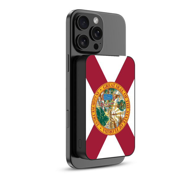 MyBat Design Lab 10000mAh Magnetic Wireless Power Bank - Black - Florida State Flag - MPBBAT141-BK-028-2.jpg