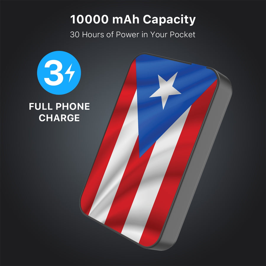 MyBat Design Lab 10000mAh Magnetic Wireless Power Bank - Black - Puerto Rican Flag - MPBBAT141-BK-029-8.jpg