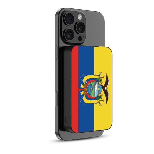 MyBat Design Lab 10000mAh Magnetic Wireless Power Bank - Black - Ecuadorean Flag - MPBBAT141-BK-030-2.jpg