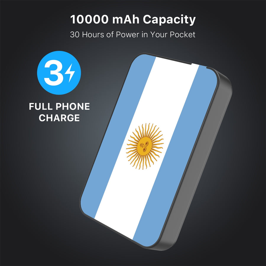 MyBat Design Lab 10000mAh Magnetic Wireless Power Bank - Black - Argentinian Flag - MPBBAT141-BK-031-8.jpg