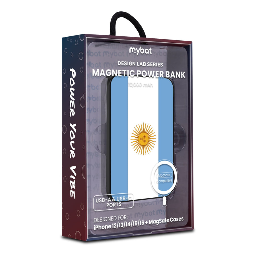 MyBat Design Lab 10000mAh Magnetic Wireless Power Bank - Black - Argentinian Flag - MPBBAT141-BK-031-9.jpg