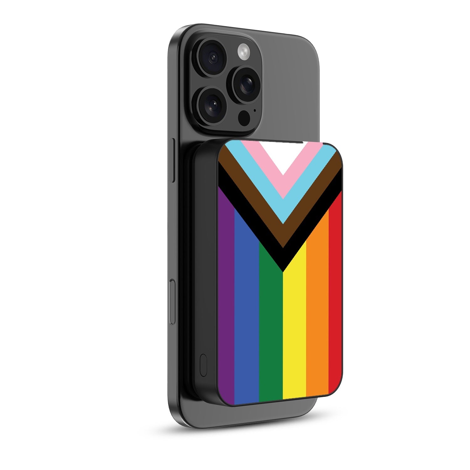 MyBat Design Lab 10000mAh Magnetic Wireless Power Bank - Black - LGBTQ+ Flag - MPBBAT141-BK-034-2.jpg