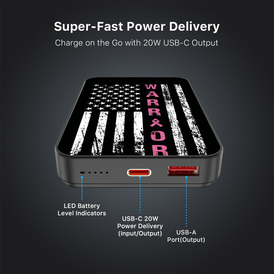 MyBat Design Lab 10000mAh Magnetic Wireless Power Bank - Black - Pink Ribbon - MPBBAT141-BK-035-7.jpg