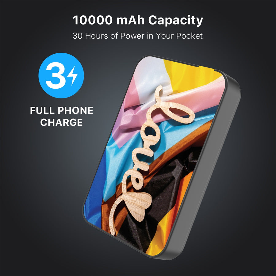 MyBat Design Lab 10000mAh Magnetic Wireless Power Bank - Black - Love is Love - MPBBAT141-BK-037-8.jpg