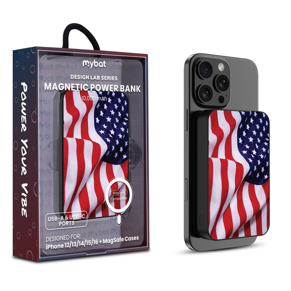 MyBat Design Lab 10000mAh Magnetic Wireless Power Bank - Black - Stars & Stripes - MPBBAT141-BK-042-1.jpg