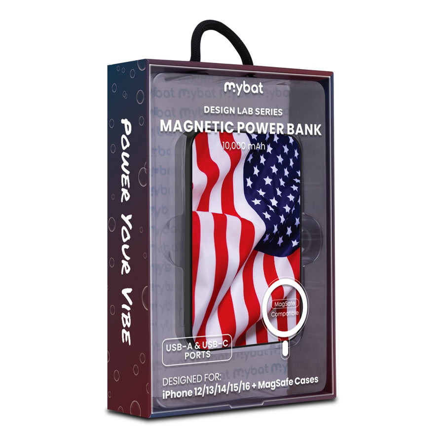 MyBat Design Lab 10000mAh Magnetic Wireless Power Bank - Black - Stars & Stripes - MPBBAT141-BK-042-9.jpg