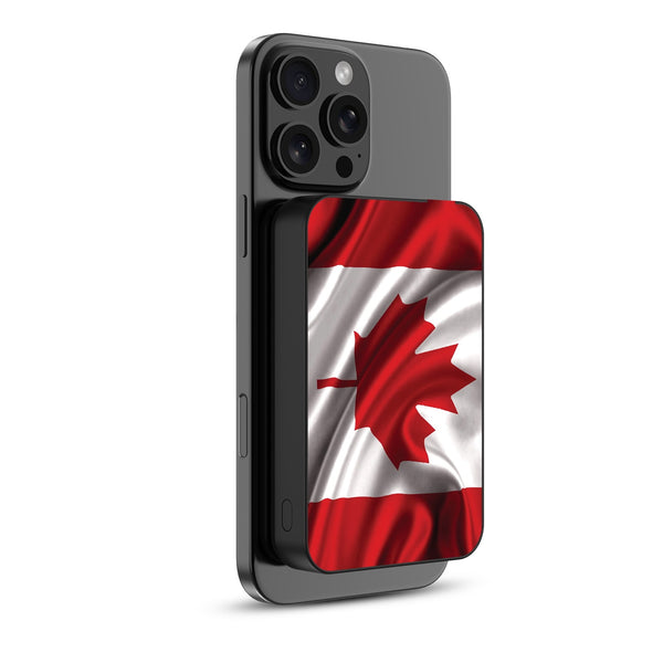 MyBat Design Lab 10000mAh Magnetic Wireless Power Bank - Black - Canadian Flag - MPBBAT141-BK-044-2.jpg