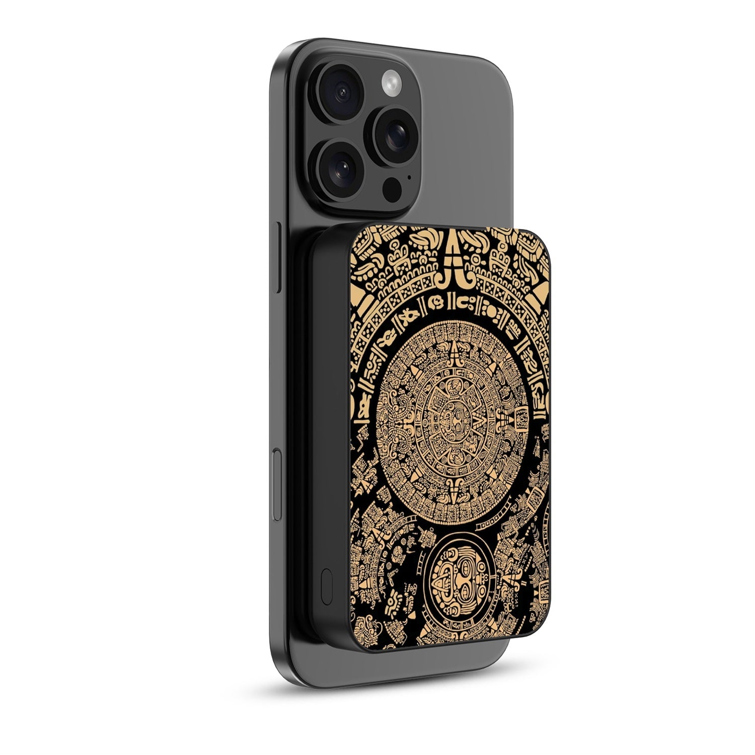MyBat Design Lab 10000mAh Magnetic Wireless Power Bank - Black - Mayan Calendar - MPBBAT141-BK-052-2.jpg