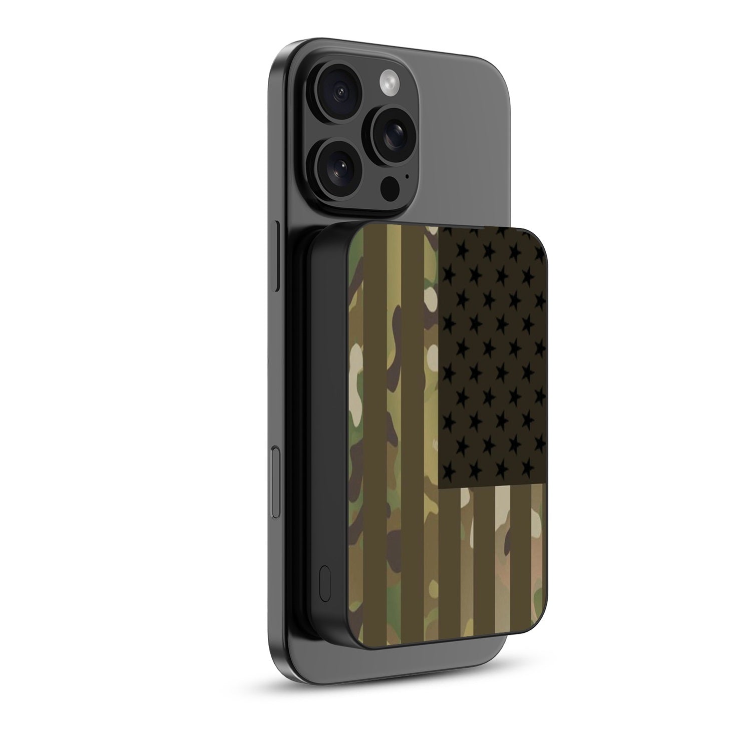 MyBat Design Lab 10000mAh Magnetic Wireless Power Bank - Black - Military Camouflage American Flag - MPBBAT141-BK-054-2.jpg