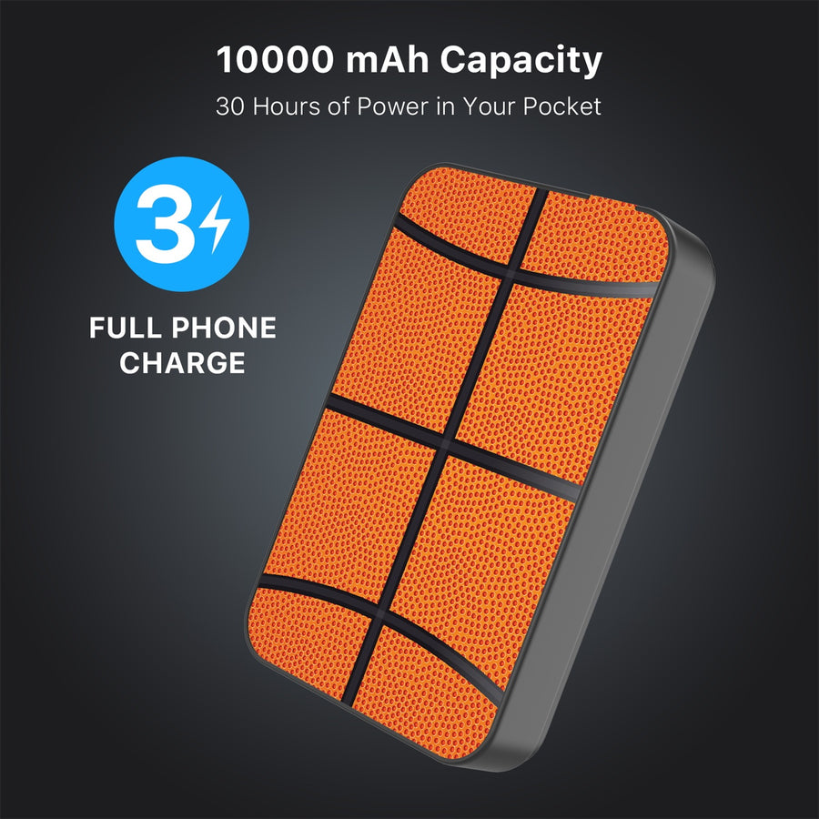 MyBat Design Lab 10000mAh Magnetic Wireless Power Bank - Black - Basketball - MPBBAT141-BK-087-8.jpg