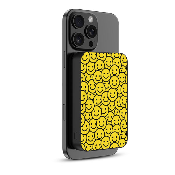 MyBat Design Lab 10000mAh Magnetic Wireless Power Bank - Black - Smiley Faces - MPBBAT141-BK-097-2.jpg