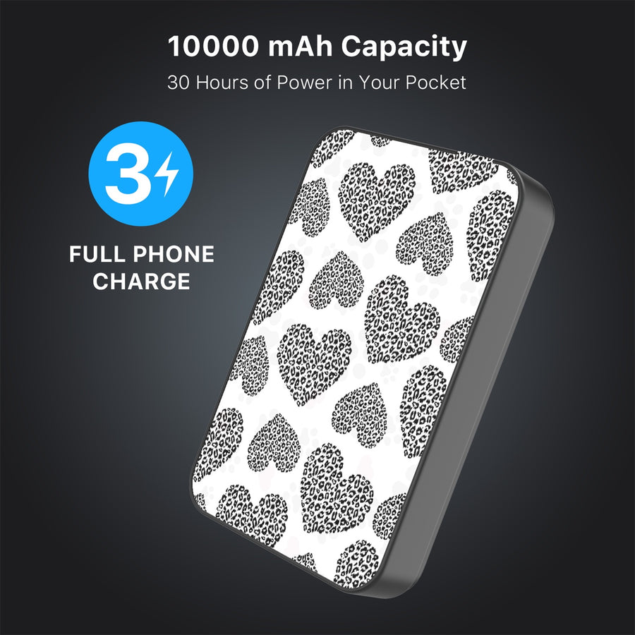MyBat Design Lab 10000mAh Magnetic Wireless Power Bank - Black - Leopard Print Hearts - MPBBAT141-BK-098-8.jpg