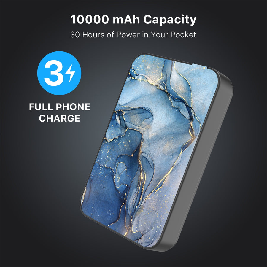 MyBat Design Lab 10000mAh Magnetic Wireless Power Bank - Black - Blue Marble - MPBBAT141-BK-106-8.jpg