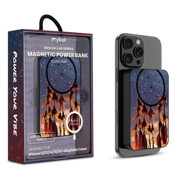 MyBat Design Lab 10000mAh Magnetic Wireless Power Bank - Black - Dreamcatcher - MPBBAT141-BK-111-1.jpg