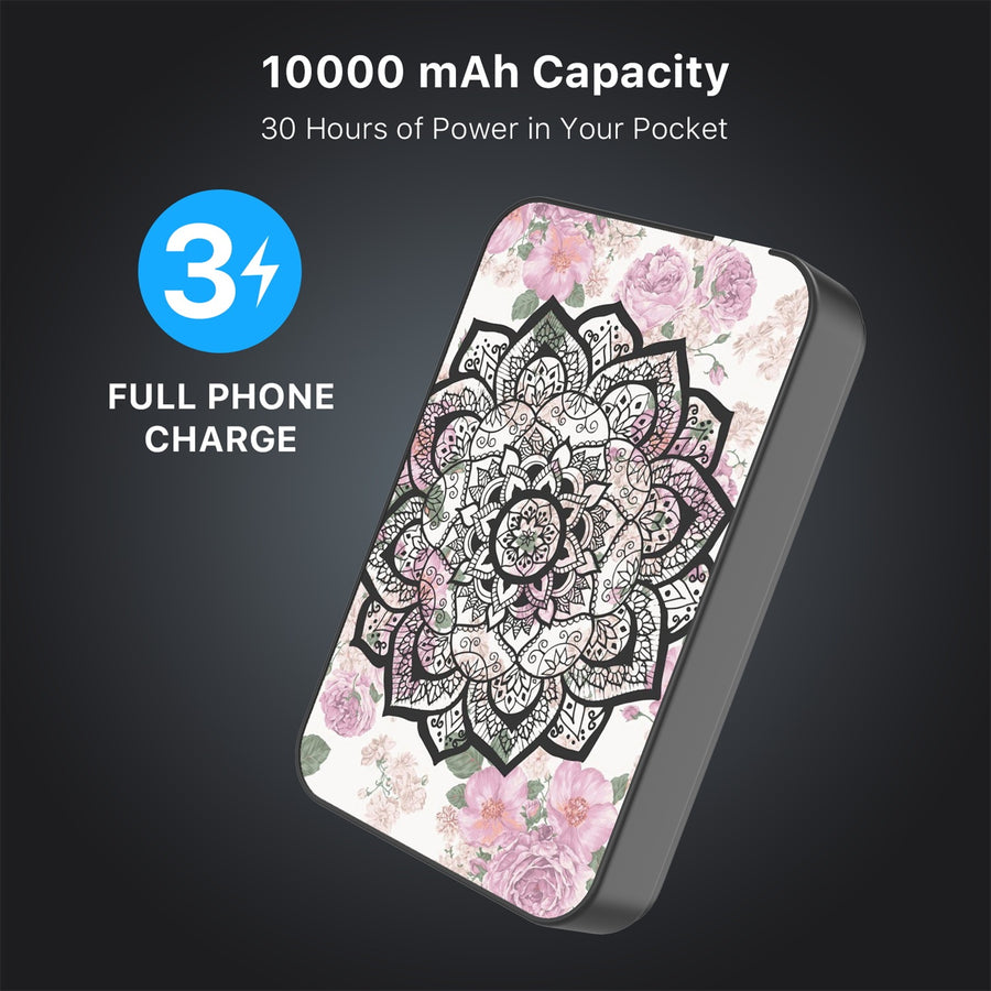 MyBat Design Lab 10000mAh Magnetic Wireless Power Bank - Black - Mandala - MPBBAT141-BK-113-8.jpg