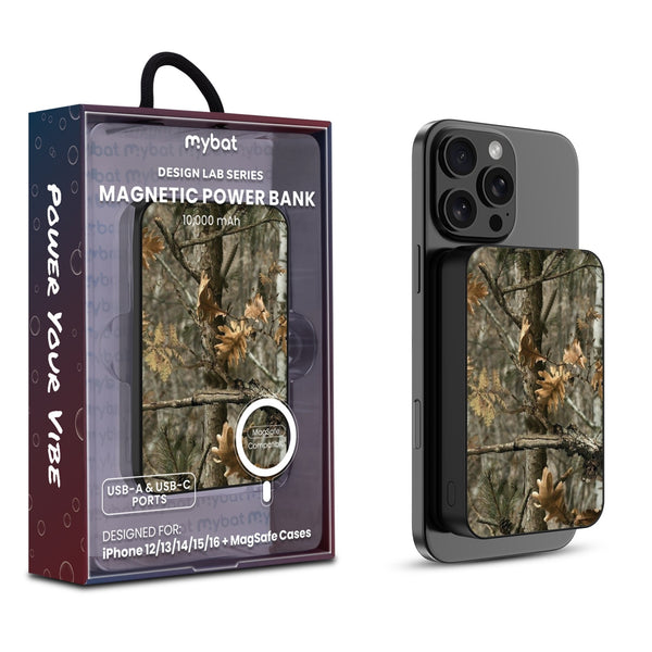 MyBat Design Lab 10000mAh Magnetic Wireless Power Bank - Black - Real Tree Camouflage - MPBBAT141-BK-118-1.jpg