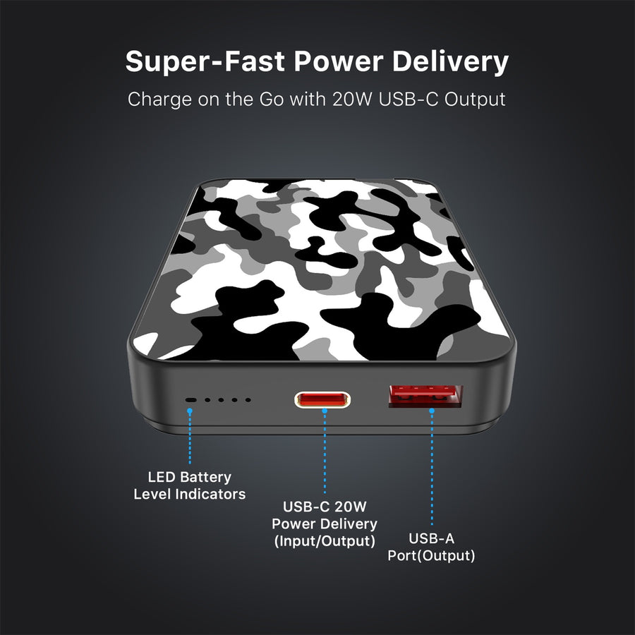 MyBat Design Lab 10000mAh Magnetic Wireless Power Bank - Black - Black & White Camouflage - MPBBAT141-BK-122-7.jpg