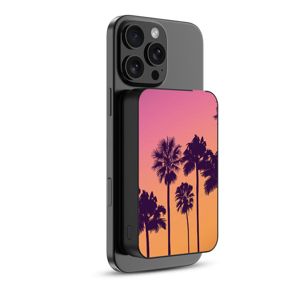 MyBat Design Lab 10000mAh Magnetic Wireless Power Bank - Black - Palm Tree Sunset - MPBBAT141-BK-136-2.jpg