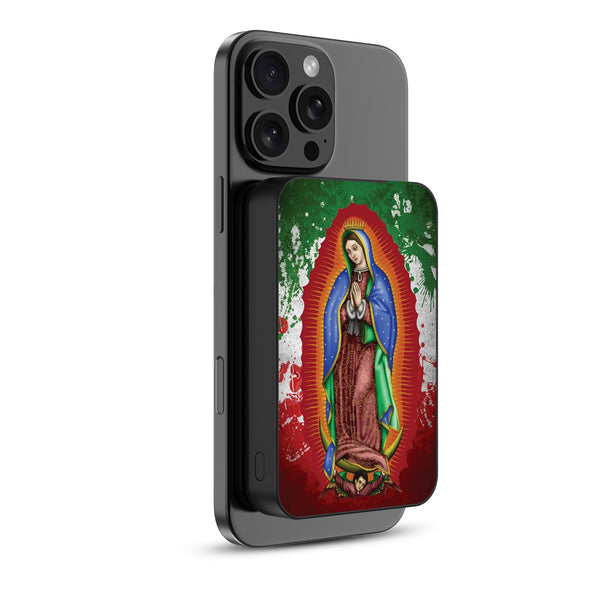MyBat Design Lab 10000mAh Magnetic Wireless Power Bank - Black - Guadalupe Virgin Mary - MPBBAT141-BK-139-2.jpg