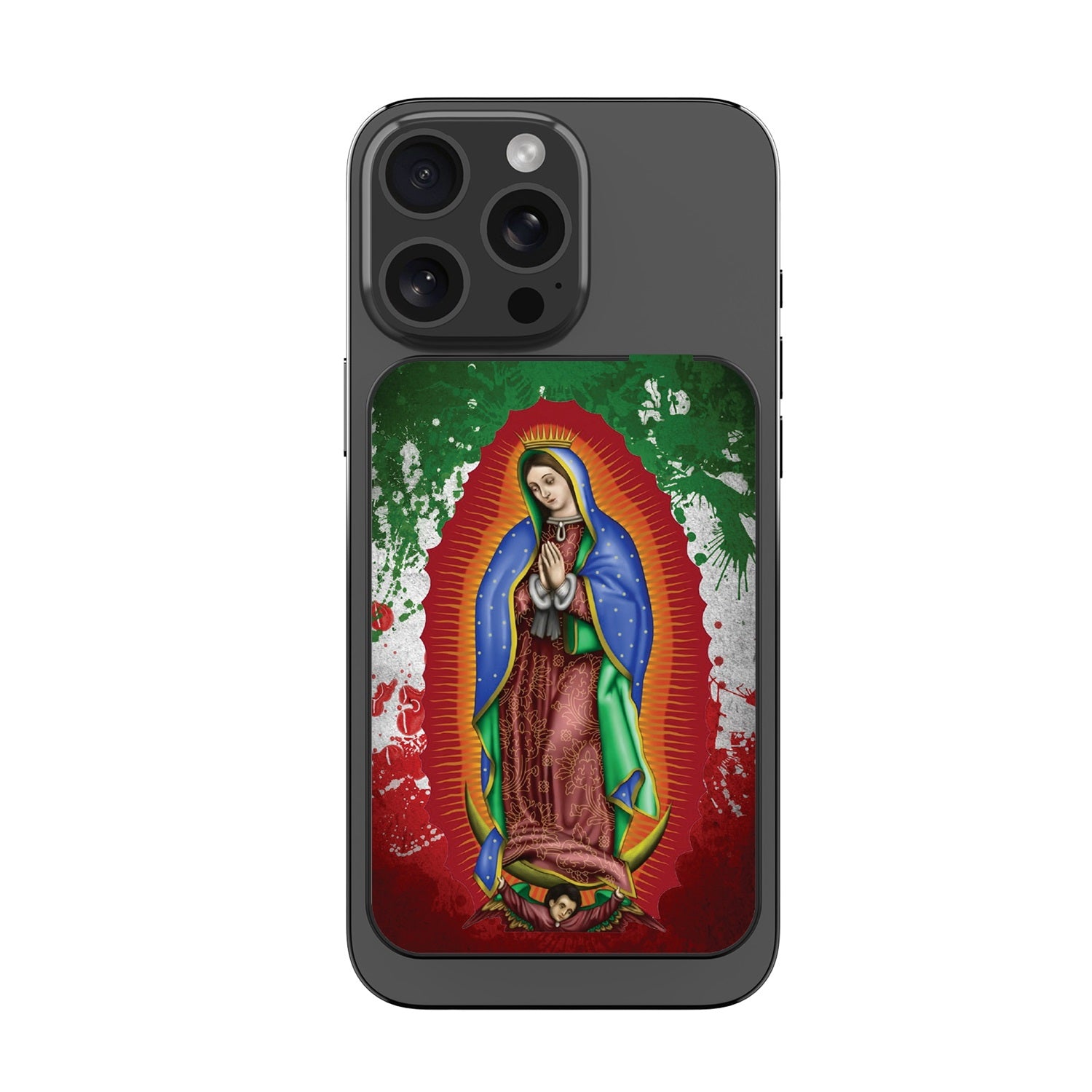 MyBat Design Lab 10000mAh Magnetic Wireless Power Bank - Black - Guadalupe Virgin Mary - MPBBAT141-BK-139-3.jpg