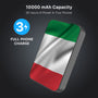 MyBat Design Lab 10000mAh Magnetic Wireless Power Bank - Black - Italy Flag - MPBBAT141-BK-150-8.jpg