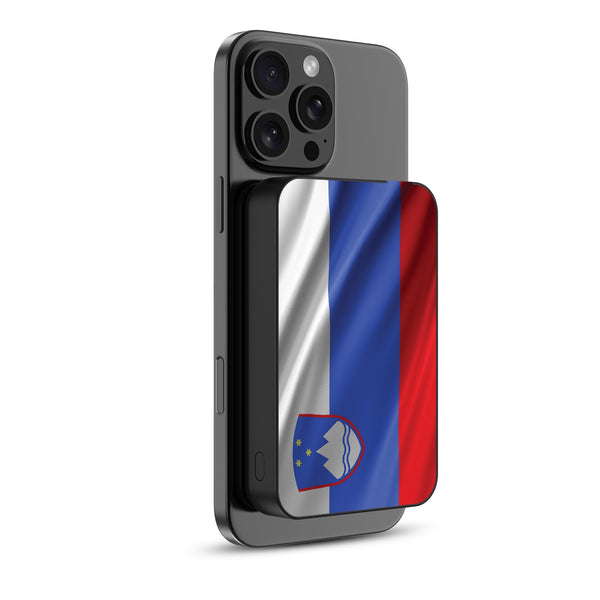 MyBat Design Lab 10000mAh Magnetic Wireless Power Bank - Black - Slovenia Flag - MPBBAT141-BK-158-2.jpg