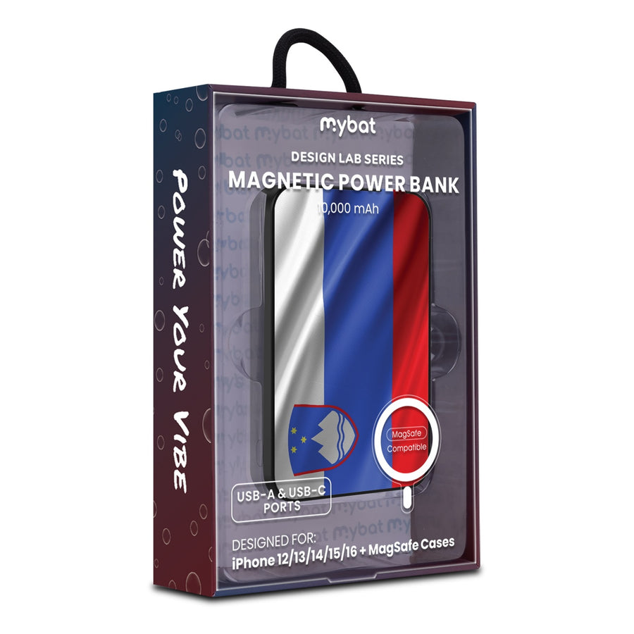 MyBat Design Lab 10000mAh Magnetic Wireless Power Bank - Black - Slovenia Flag - MPBBAT141-BK-158-9.jpg