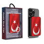 MyBat Design Lab 10000mAh Magnetic Wireless Power Bank - Black - Turkey Flag