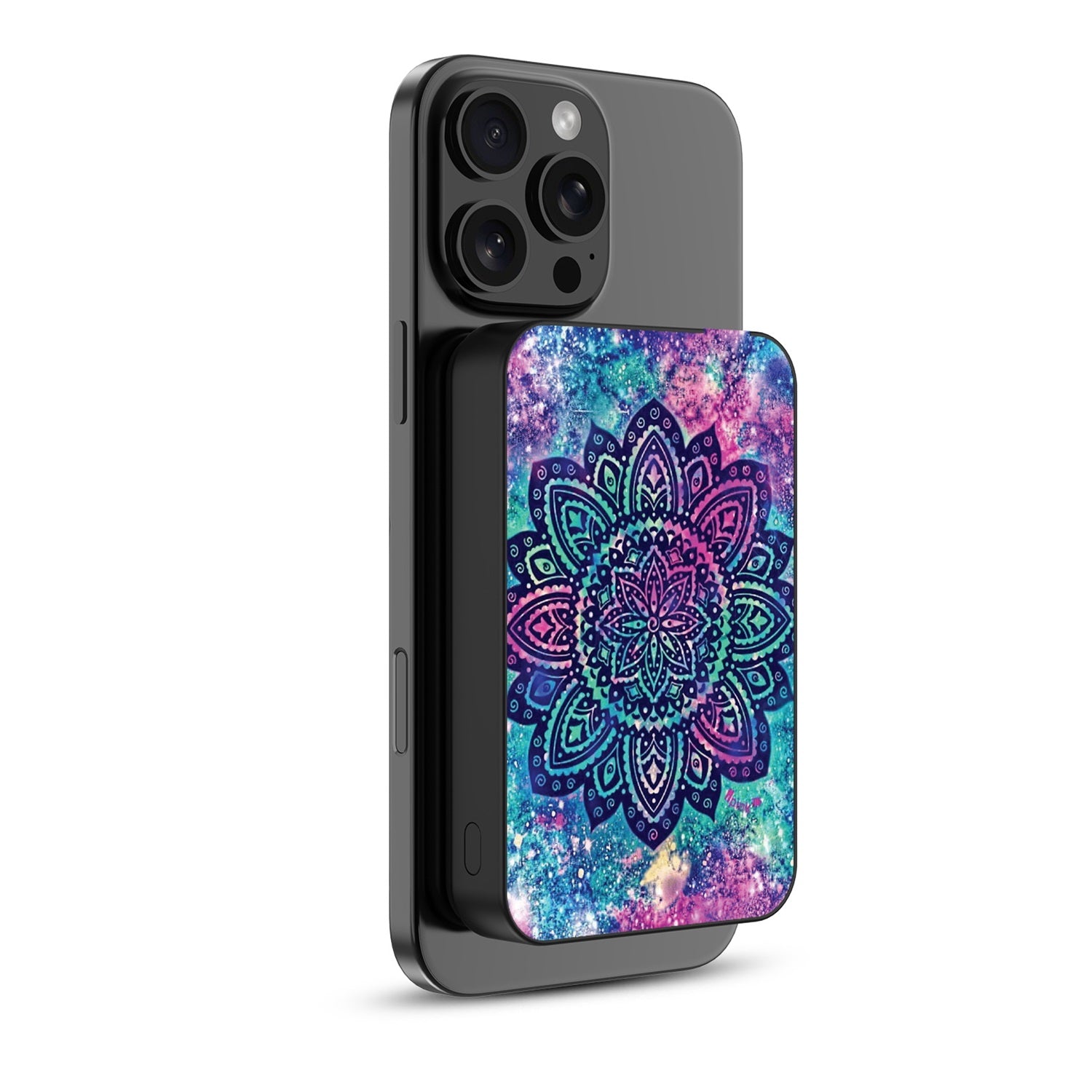 MyBat Design Lab 10000mAh Magnetic Wireless Power Bank - Black - Cosmic Mandala - MPBBAT141-BK-165-2.jpg