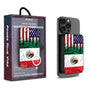 MyBat Design Lab 10000mAh Magnetic Wireless Power Bank - Black - Mexican-American Flag