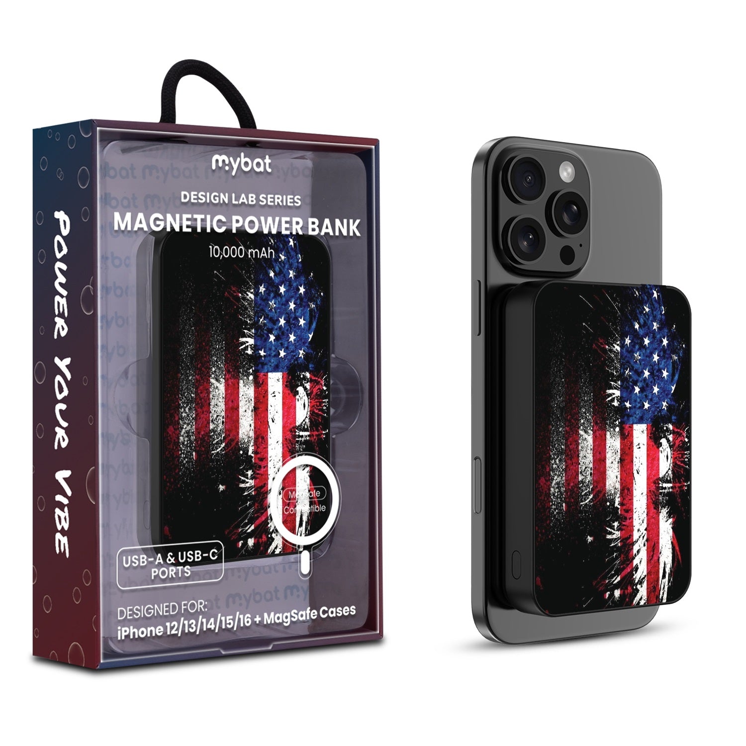 MyBat Design Lab 10000mAh Magnetic Wireless Power Bank - Black - American Eagle - MPBBAT141-BK-169-1.jpg