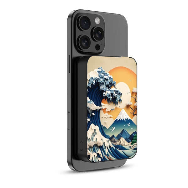 MyBat Design Lab 10000mAh Magnetic Wireless Power Bank - Black - The Great Wave - MPBBAT141-BK-177-2.jpg