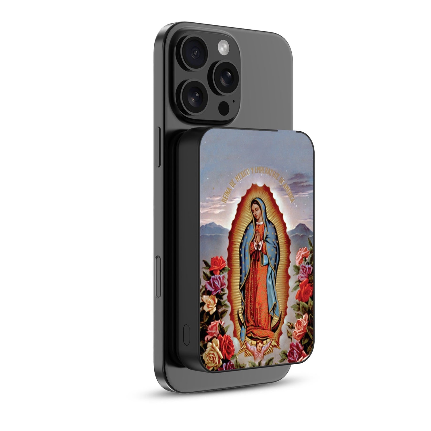 MyBat Design Lab 10000mAh Magnetic Wireless Power Bank - Black - Our Lady Guadalupe - MPBBAT141-BK-178-2.jpg