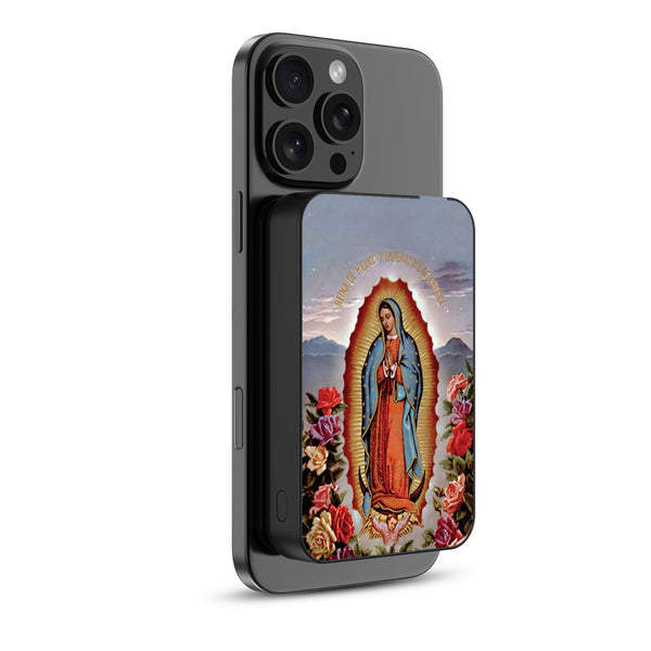MyBat Design Lab 10000mAh Magnetic Wireless Power Bank - Black - Our Lady Guadalupe - MPBBAT141-BK-178-2.jpg