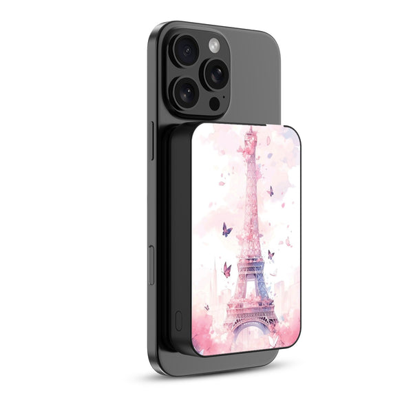 MyBat Design Lab 10000mAh Magnetic Wireless Power Bank - Black - Parisian Butterflies - MPBBAT141-BK-182-2.jpg