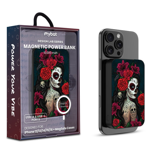 MyBat Design Lab 10000mAh Magnetic Wireless Power Bank - Black - Lady Of The Dead - MPBBAT141-BK-189-1.jpg