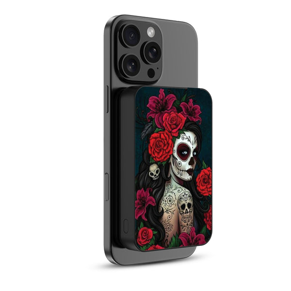 MyBat Design Lab 10000mAh Magnetic Wireless Power Bank - Black - Lady Of The Dead - MPBBAT141-BK-189-2.jpg